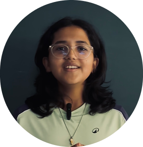 Aanvi, an Ashwa student