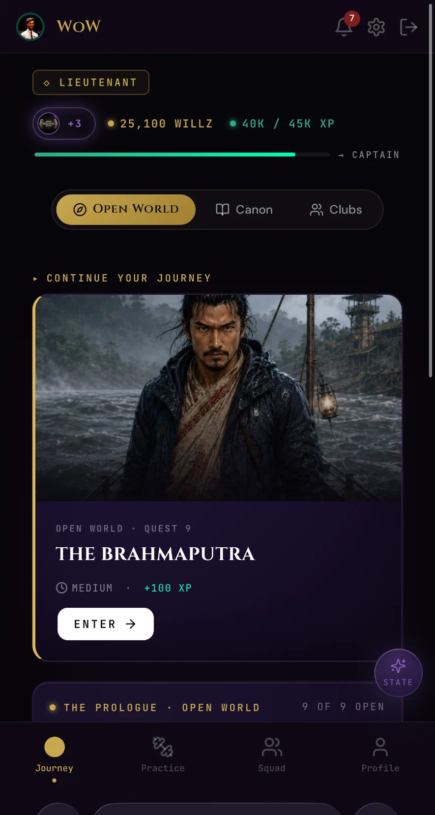 WoW App, continue your journey with story-driven quests